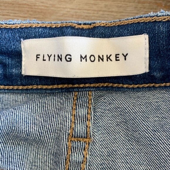 Flying Monkey Distressed Jeans - Picture 3 of 4